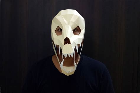 Download Free DIY Swooping evil Mask - 3d Papercraft Cricut SVG